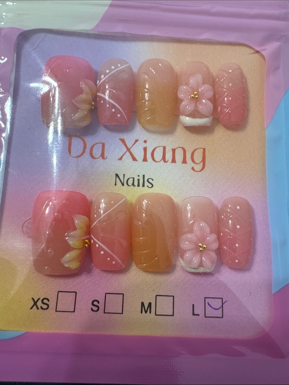 Sherbet Energy Press-On Nail Set